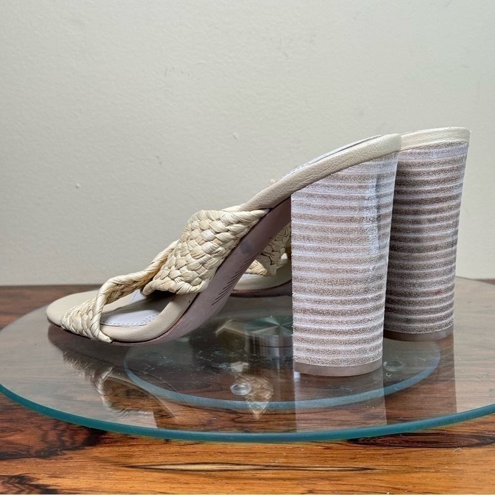 NEW Paige Nova Raffia Mules - Picture 13 of 16